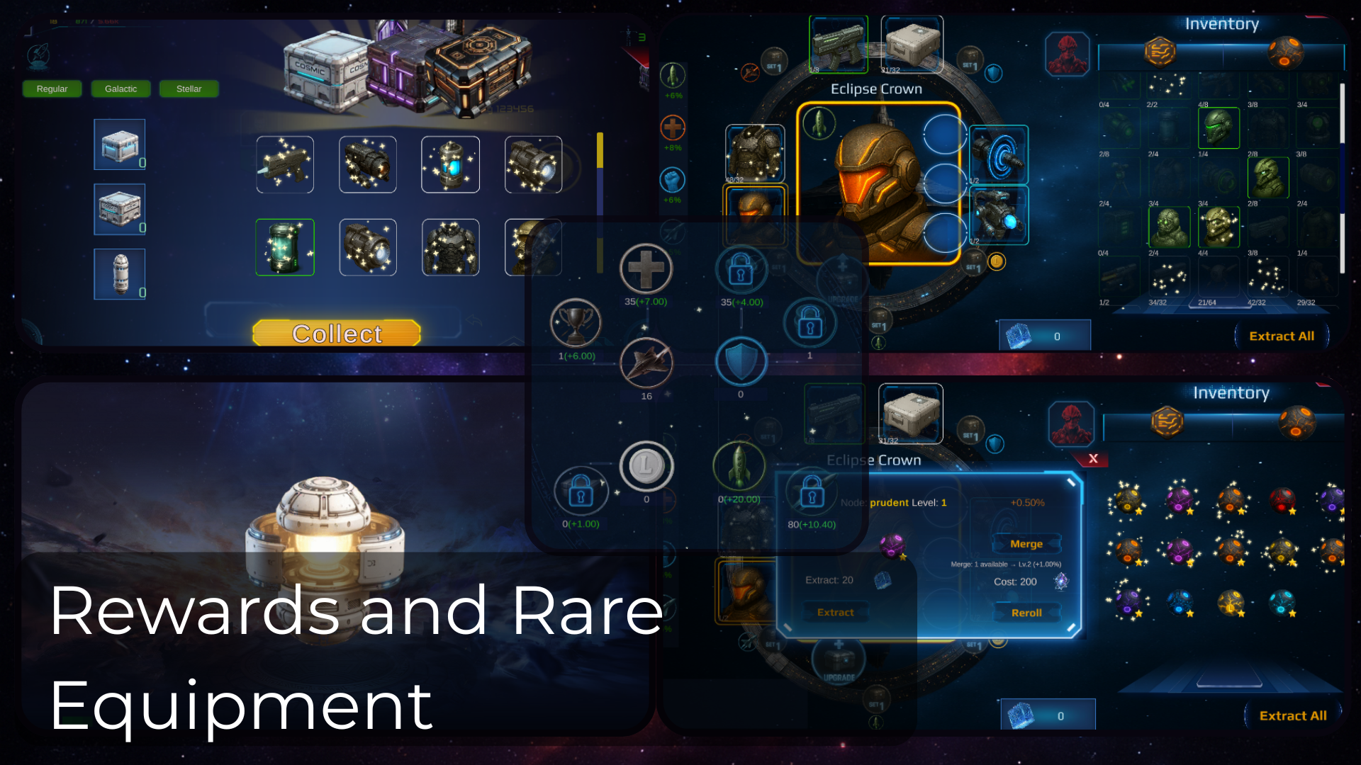 Rewards and Rare Equipment